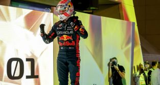 Max Verstappen, Red Bull, victorious. Bahrain, March 2023.