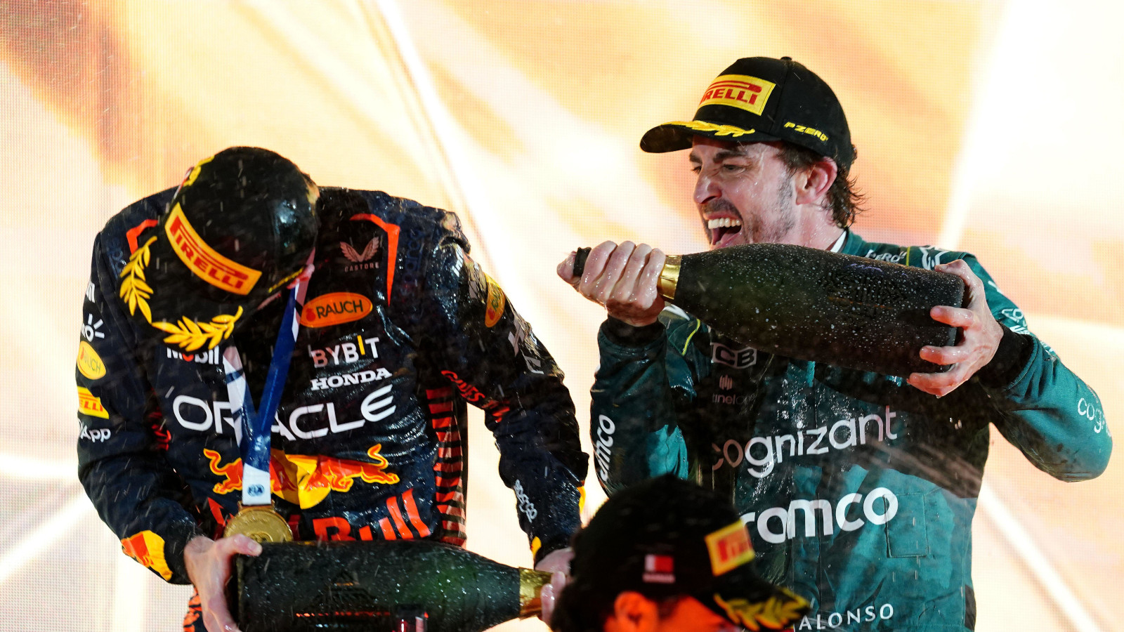 Bahrain GP: Fernando Alonso on podium as Max Verstappen wins F1 opener