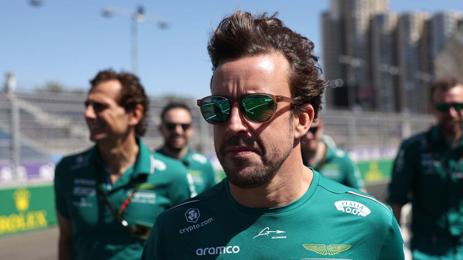 Video: Alonso's first day in green at Aston Martin