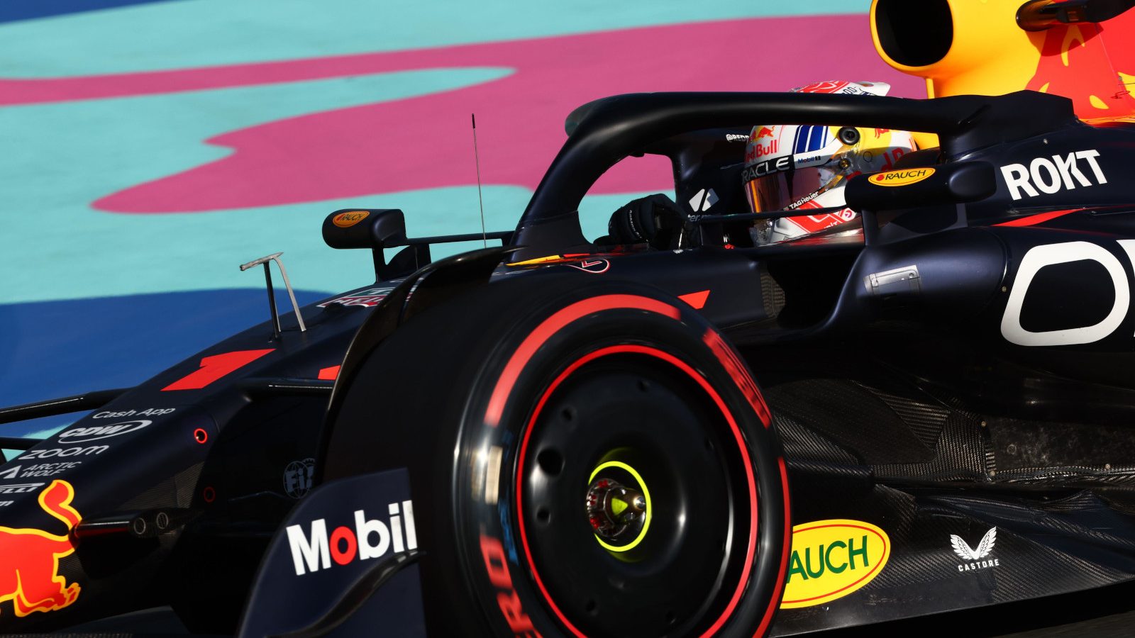 Max Verstappen在RB19的近景。沙特阿拉伯2023年3月