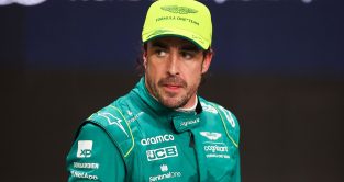 Fernando Alonso, Aston Martin, in the paddock. Saudi Arabia, March 2023.