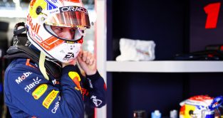Red Bull's Max Verstappen at the Saudi Arabian Grand Prix. Jeddah, March 2023.