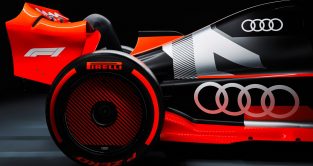 The Audi livery.