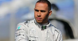 Lewis Hamilton at the Mercedes W04 launch. February 2013.