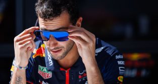 Daniel Ricciardo wearing sunglasses in the Melbourne paddock. Australia March 2023