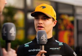 Lando Norris speaks to Channel 4. Australia April 2023.