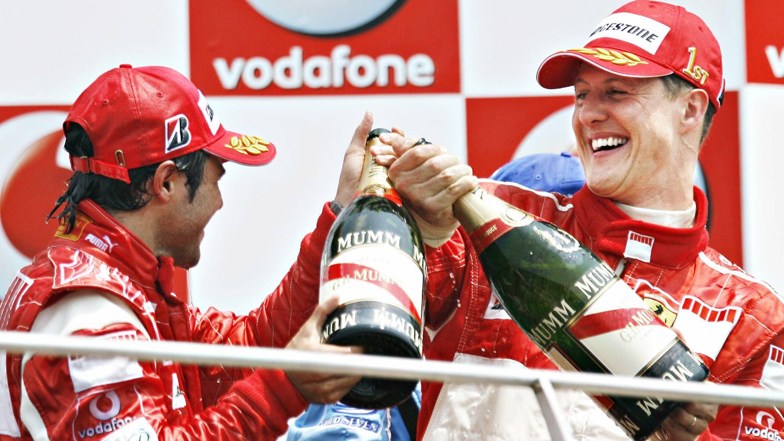 In this July 16, 2006 file photo, Ferrari's F1 driver Michael