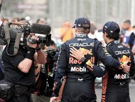 Pundit’s theory on Christian Horner reassurance to Max Verstappen after Baku