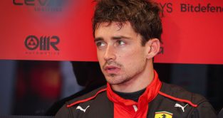 Charles Leclerc not happy. Miami May 2023