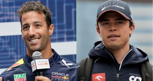 Daniel Ricciardo and Nyck de Vries.