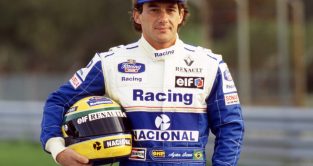 Ayrton Senna signs for Williams for 1994.
