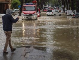 Watch: AlphaTauri driver Yuki Tsunoda joins clean-up efforts in flood-hit Faenza