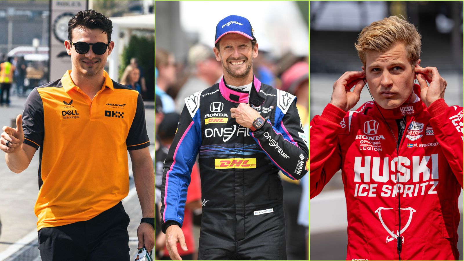 F1 drivers for Indy 500.