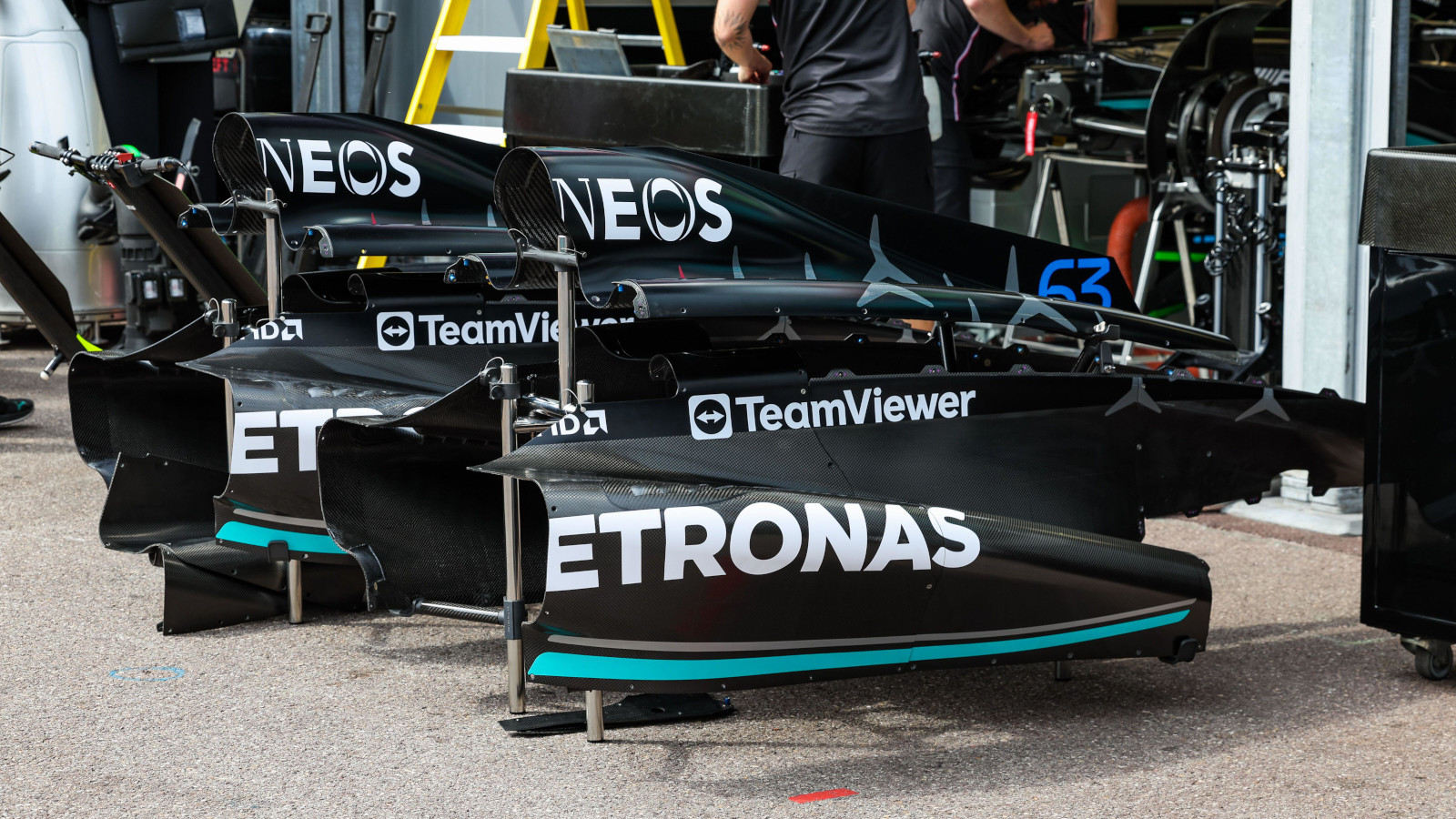 Mercedes revised no zeropod sidepods. Monaco May 2023
