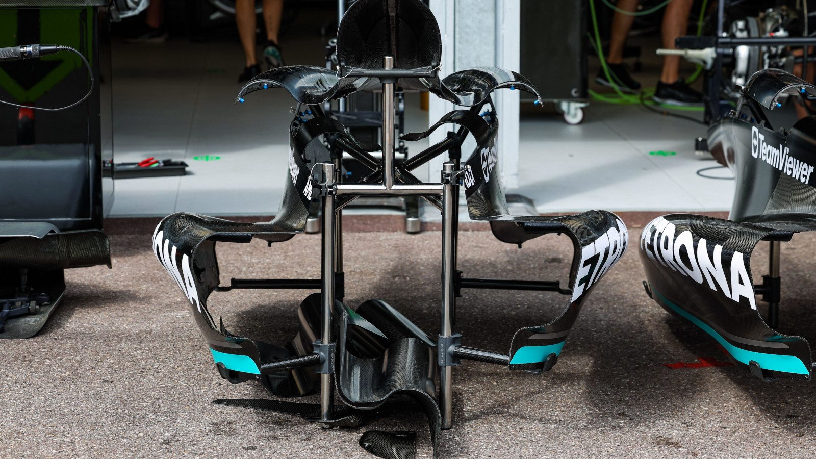 Mercedes revised no zeropod sidepods. Monaco May 2023