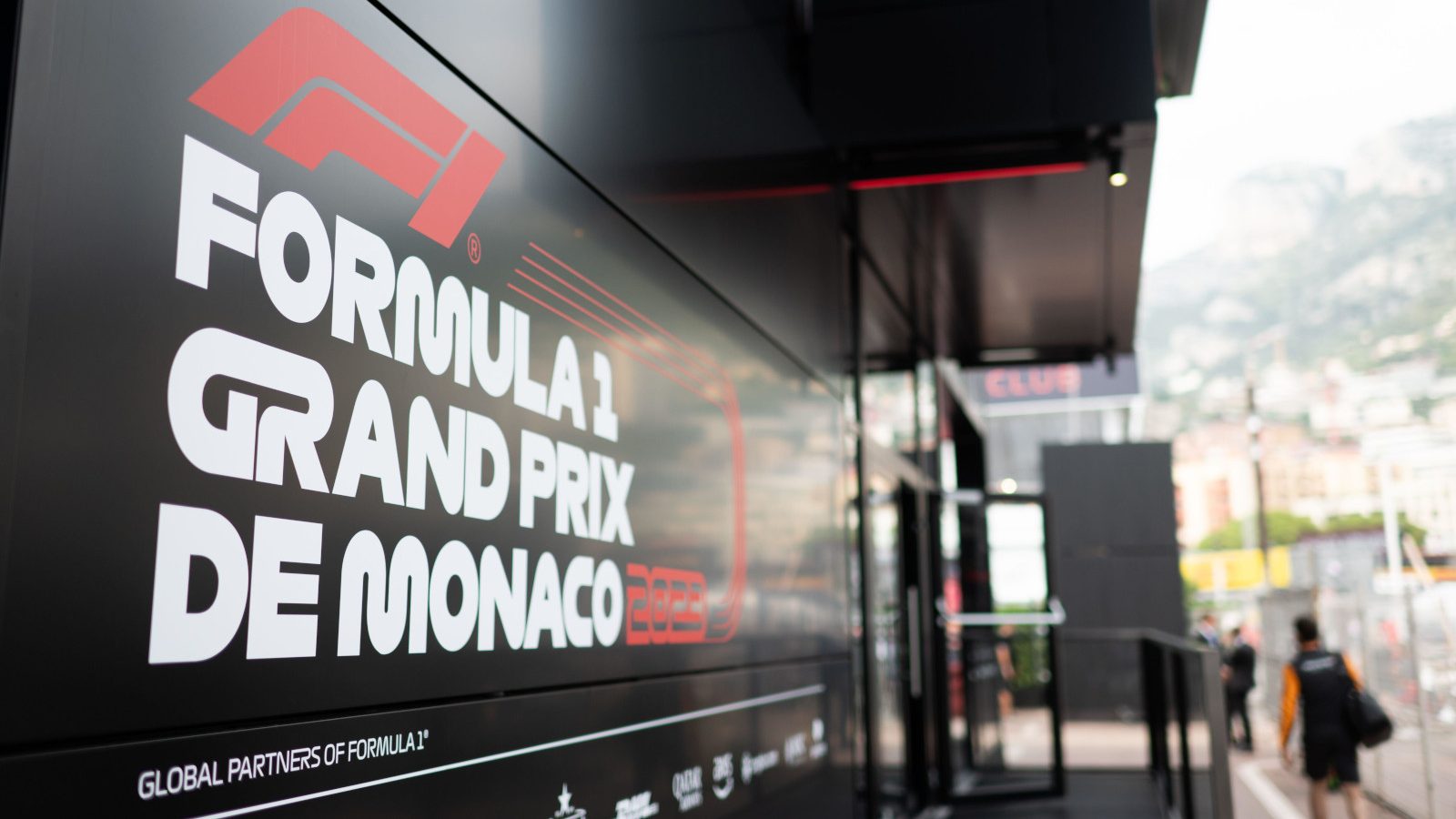 摩纳哥大奖赛的F1标志。2023年5月