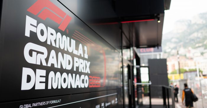 F1 signage for the Monaco Grand Prix. Monaco May 2023