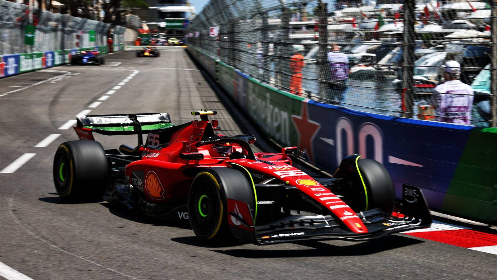 F1 2023 results FP1 timings from Monaco Grand Prix practice