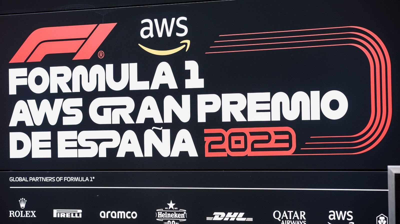 西班牙GP标志。西班牙2023年6月
