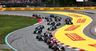 Start of the Spanish Grand Prix. Barcelona, June 2023. Results