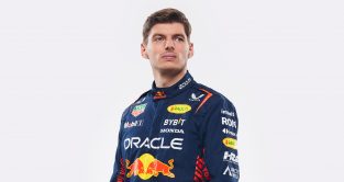 Max Verstappen looking to the side. February, 2023