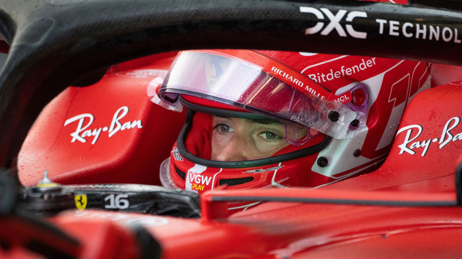 Charles Leclerc confirms Red Bull fears with impressive Ferrari practice pace PlanetF1