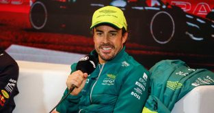 Fernando Alonso in the post-qualifying press conference. Canada June 2023.