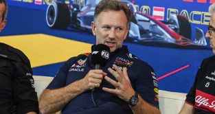 Red Bull team boss Christian Horner at the Austrian Grand Prix. Spielberg, June 2023.
