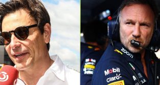 Toto Wolff and Christian Horner side-by-side.