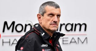Haas' Guenther Steiner at the British Grand Prix. Silverstone, July 2023.