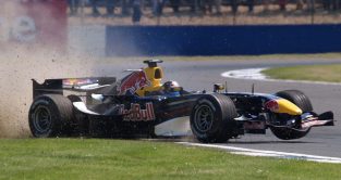Red Bull driver Christian Klien. Silverstone 2006.