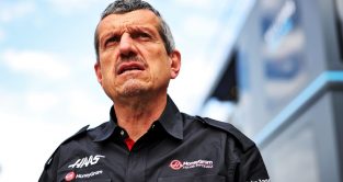 Guenther Steiner looking disgruntled. Hungary, Budapest July 2023.
