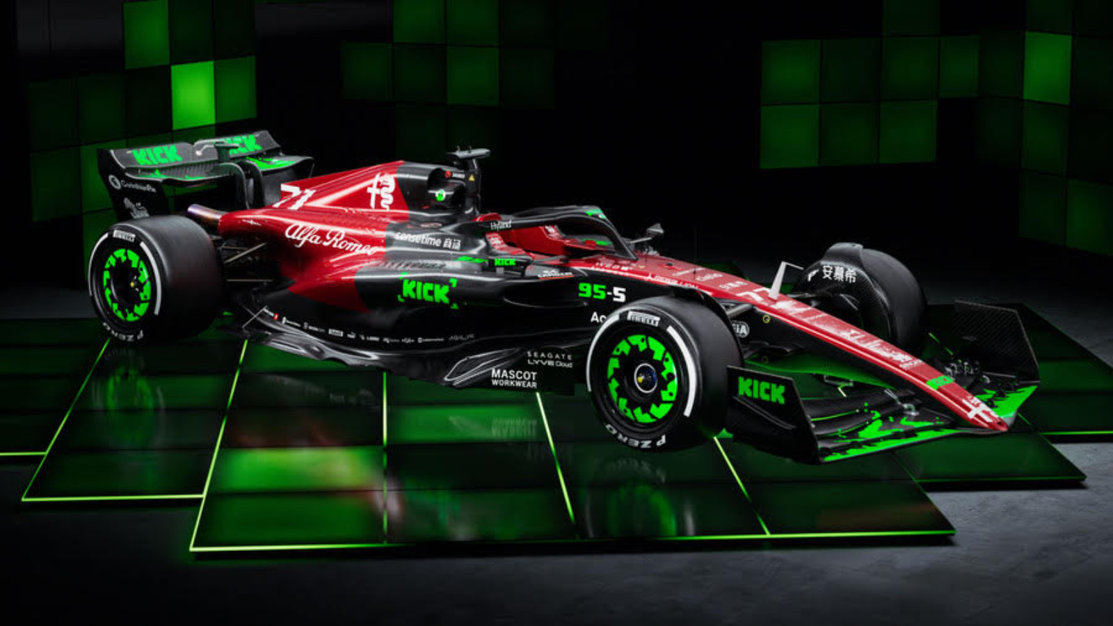 Alfa Romeo's C43 with new livery for Belgian Grand Prix.