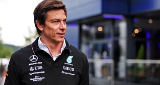 Mercedes team boss Toto Wolff at the Belgian Grand Prix. Spa-Francorchamps, July 2023. Lewis Hamilton