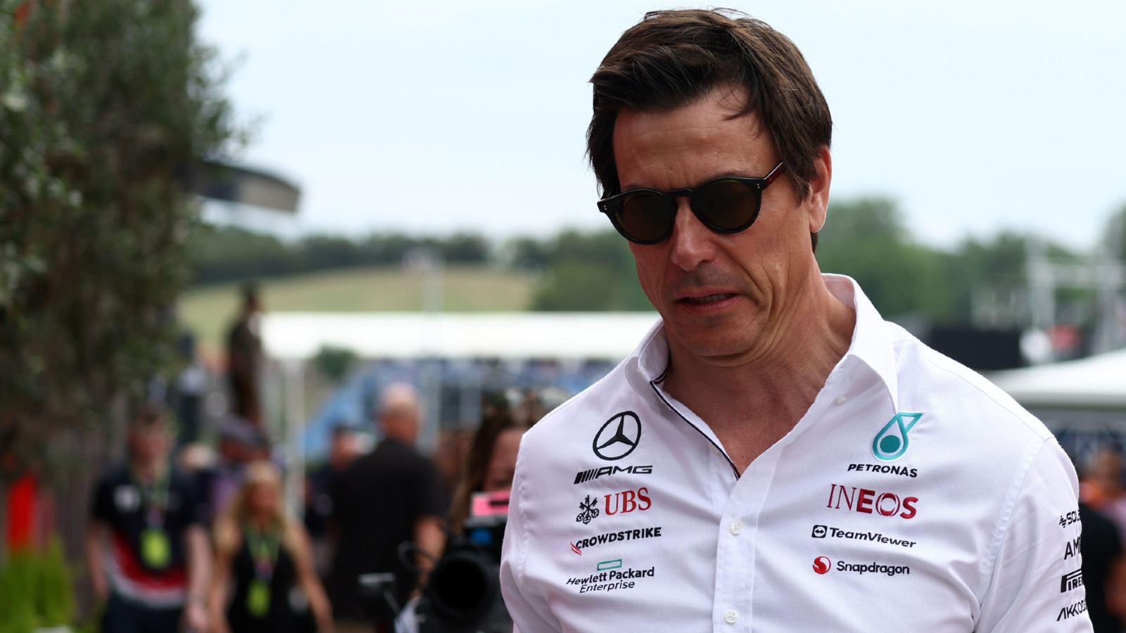 Mercedes' Toto Wolff at the Belgian Grand Prix.