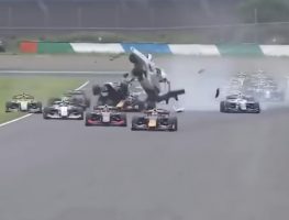 Red Bull junior kicks off terrifying crash sequence in Japan