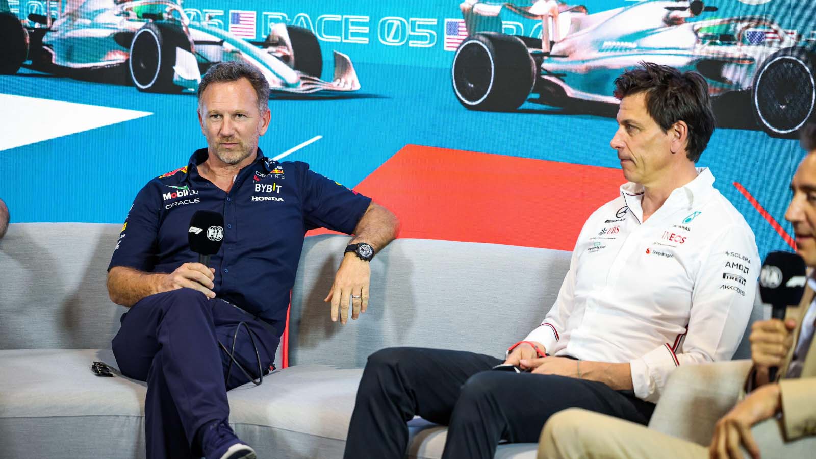 Christian Horner rubbing his hands together now Toto Wolff is being beaten in F1 PlanetF1