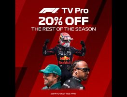 New offer! Celebrate F1’s return with 20% off F1 TV Pro Monthly
