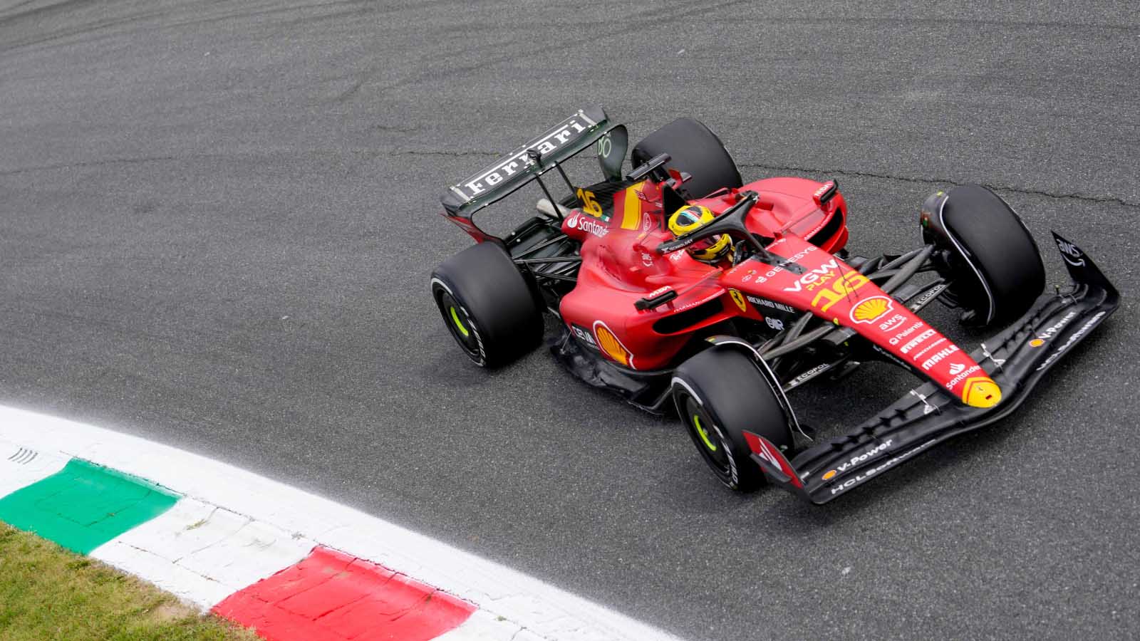 F1 – Leclerc leads Ferrari one-two in first practice at Monza