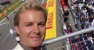 Nico Rosberg Monza selfie.