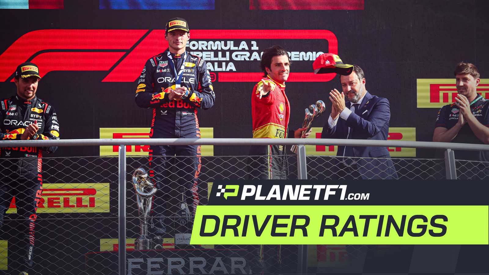 Driver ratings image, 2023 Italian Grand Prix.