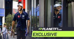 Zandvoort: Daniel Ricciardo arrives for the Dutch Grand Prix with AlphaTauri.