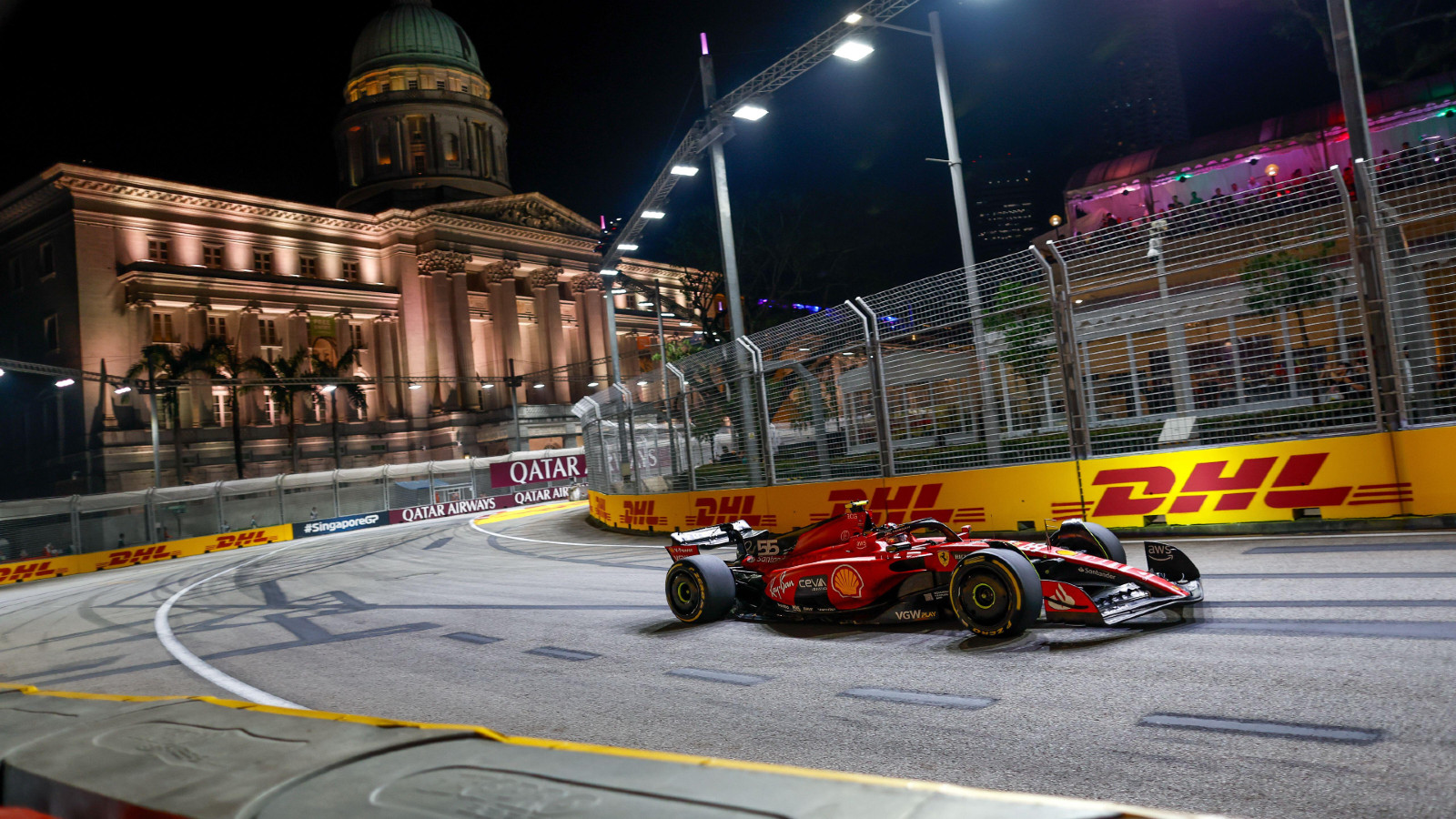 F1 results FP3 timings from Singapore Grand Prix practice