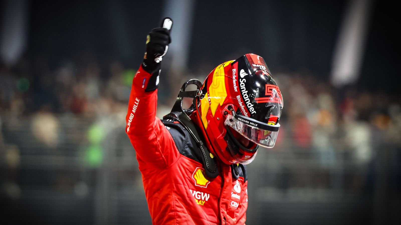 Spain's Carlos Sainz Clinches Superb Pole Position For Ferrari In Singapore  Grand Prix « Euro Weekly News