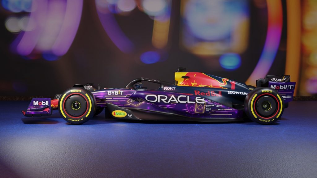 Red Bull unveil designs for inaugural Las Vegas Grand Prix livery