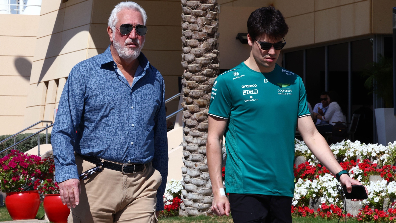 Lawrence and Lance Stroll