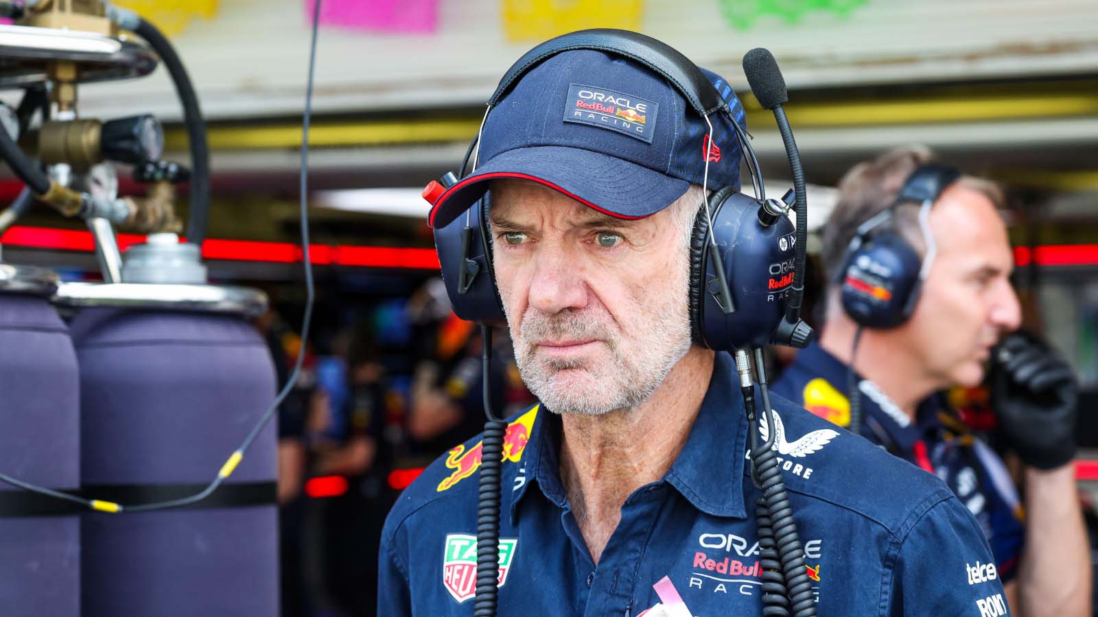 Adrian Newey at the Mexico City Grand Prix.