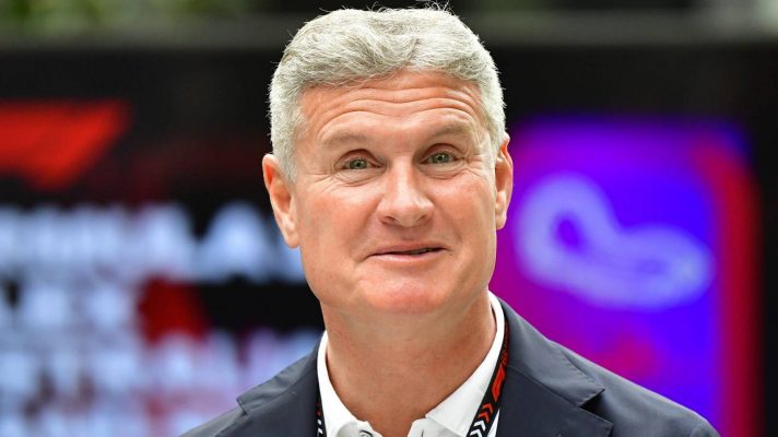 13-time Grand Prix winner David Coulthard pictured at the 2024 Australian Grand Prix