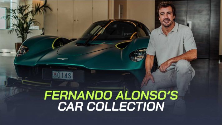 Fernando Alonso car collection.