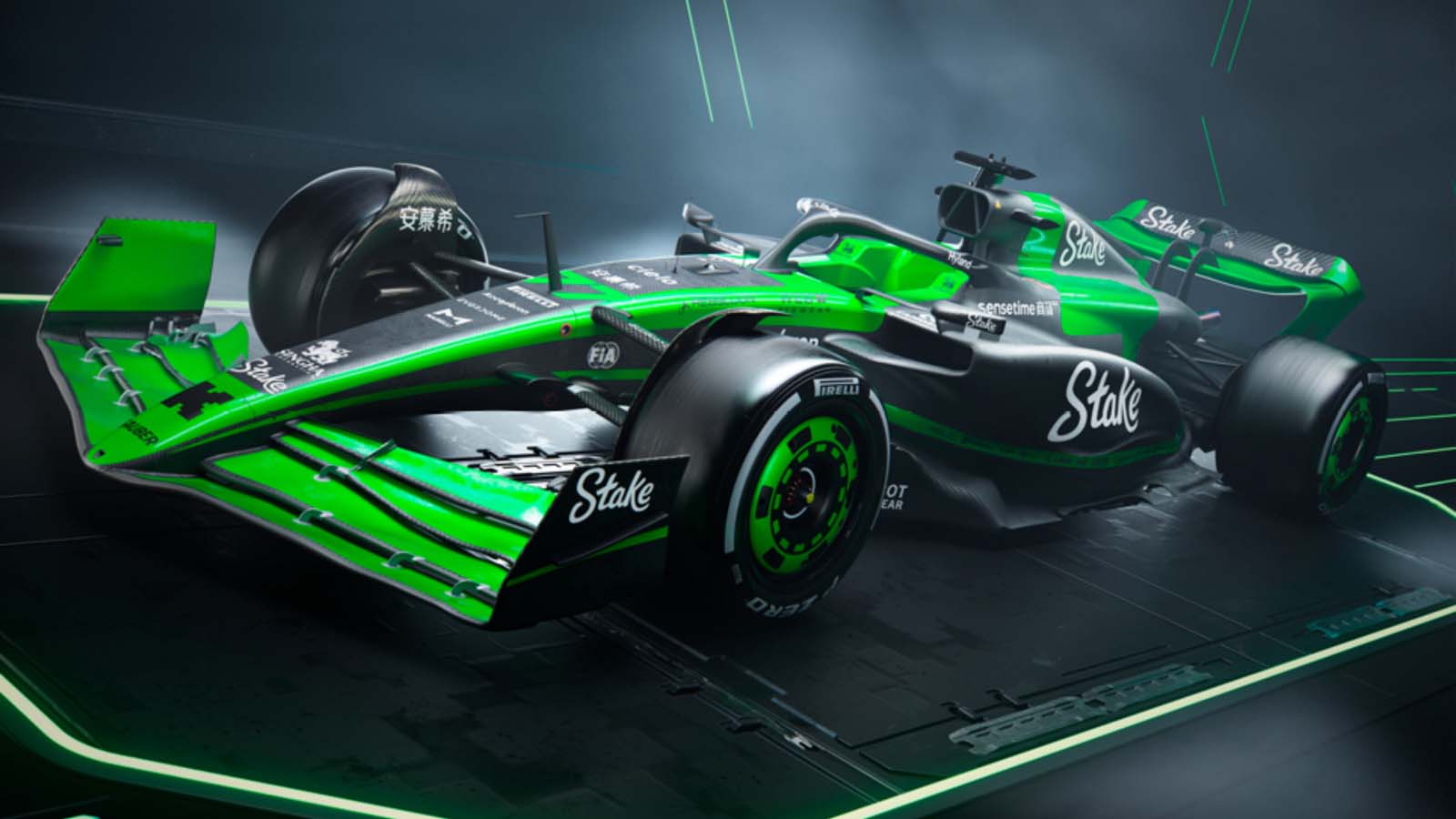 Stake F1 launch striking green colours as Sauber get new look for F1